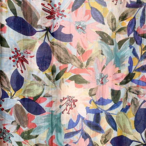 Long Pastel Mix Floral Print Kimono by Peace of Mind